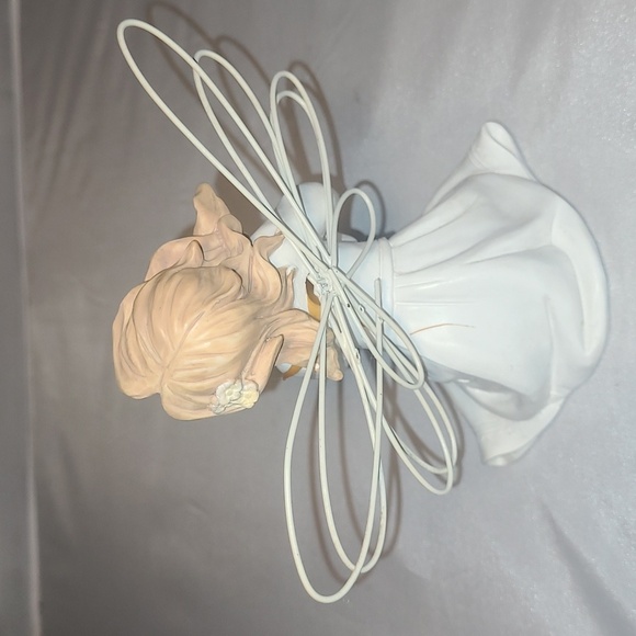 Vintage Popular Creations Angel Figurines Wire Wings Lot of 5 Collectibles 6" - Picture 3 of 11